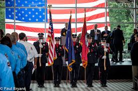 Honor Guard Community Flag Detail Ceremony